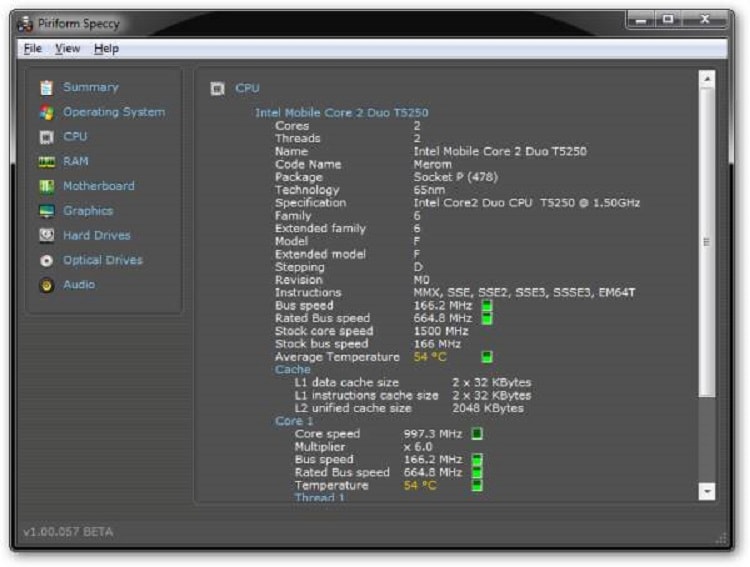 Speccy Business / Professional / Technician v1.31.732 Portable Free Download
